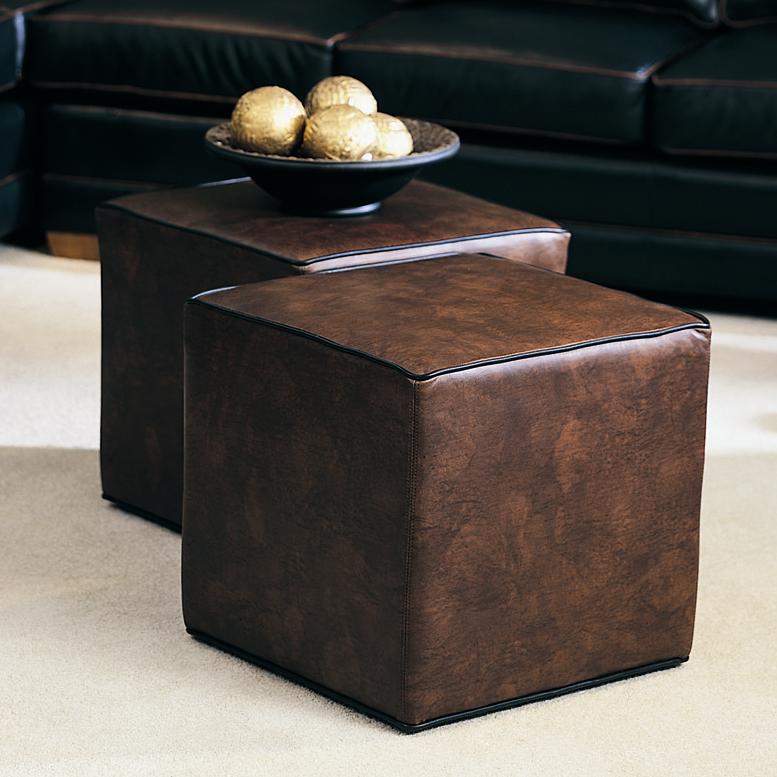 Smith Brothers Cocktail Ottomans 953 50 Cube Ottoman with No Feet